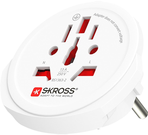 SKROSS World to Europe utazó adapter (1.500211C-E)
