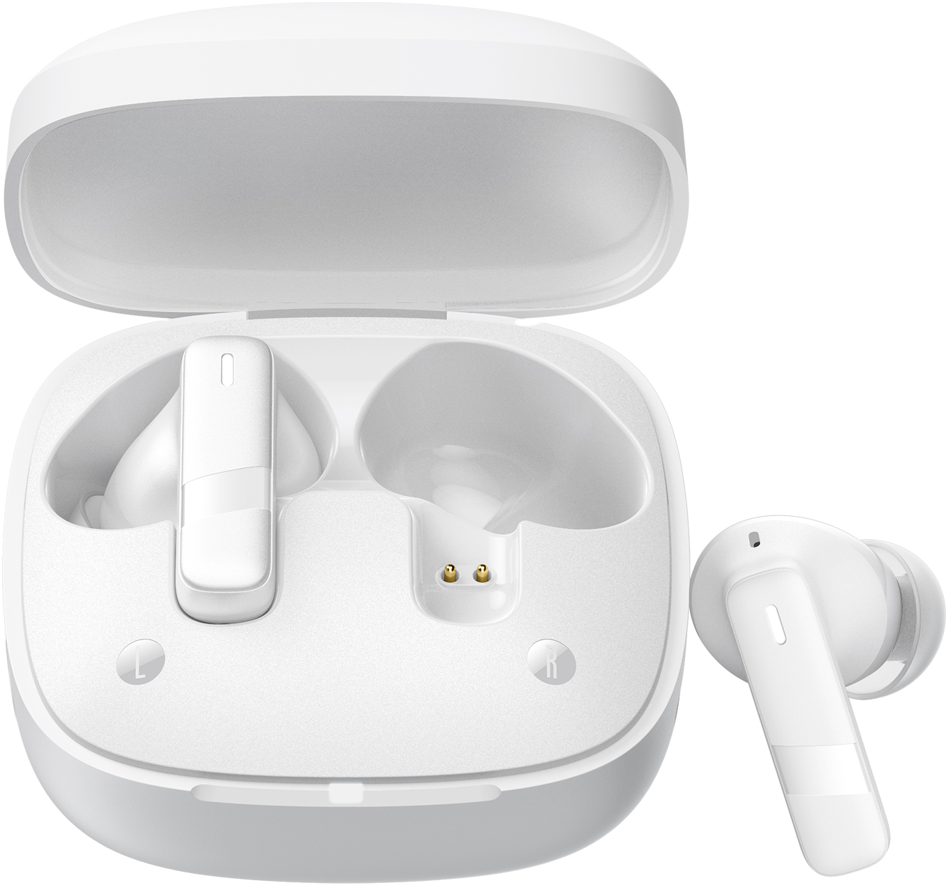 BASEUS Bowie E20 TWS, vezeték nélküli fülhallgató, fehér (A0006970022300)