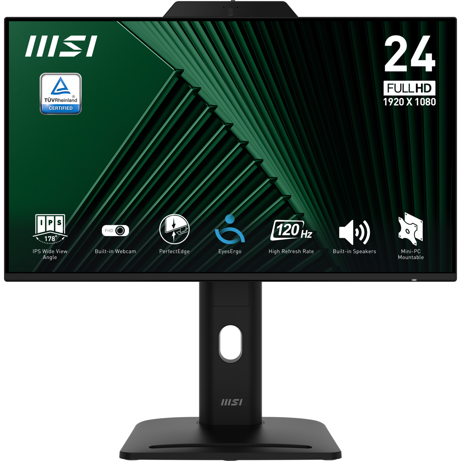 Msi Pro Mp242pmg - 23.8 Inch 1920 X 1080 (full Hd) Ips-paneel In Hoogte Verstelbaar