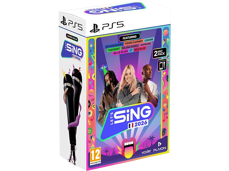 Let's Sing 2026 + 2 Microfoons voor PlayStation 5