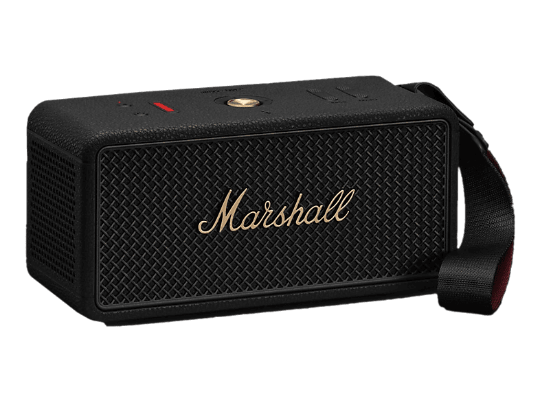 MARSHALL Middleton II Bluetooth-Lautsprecher, Black and Brass, Wasserfest