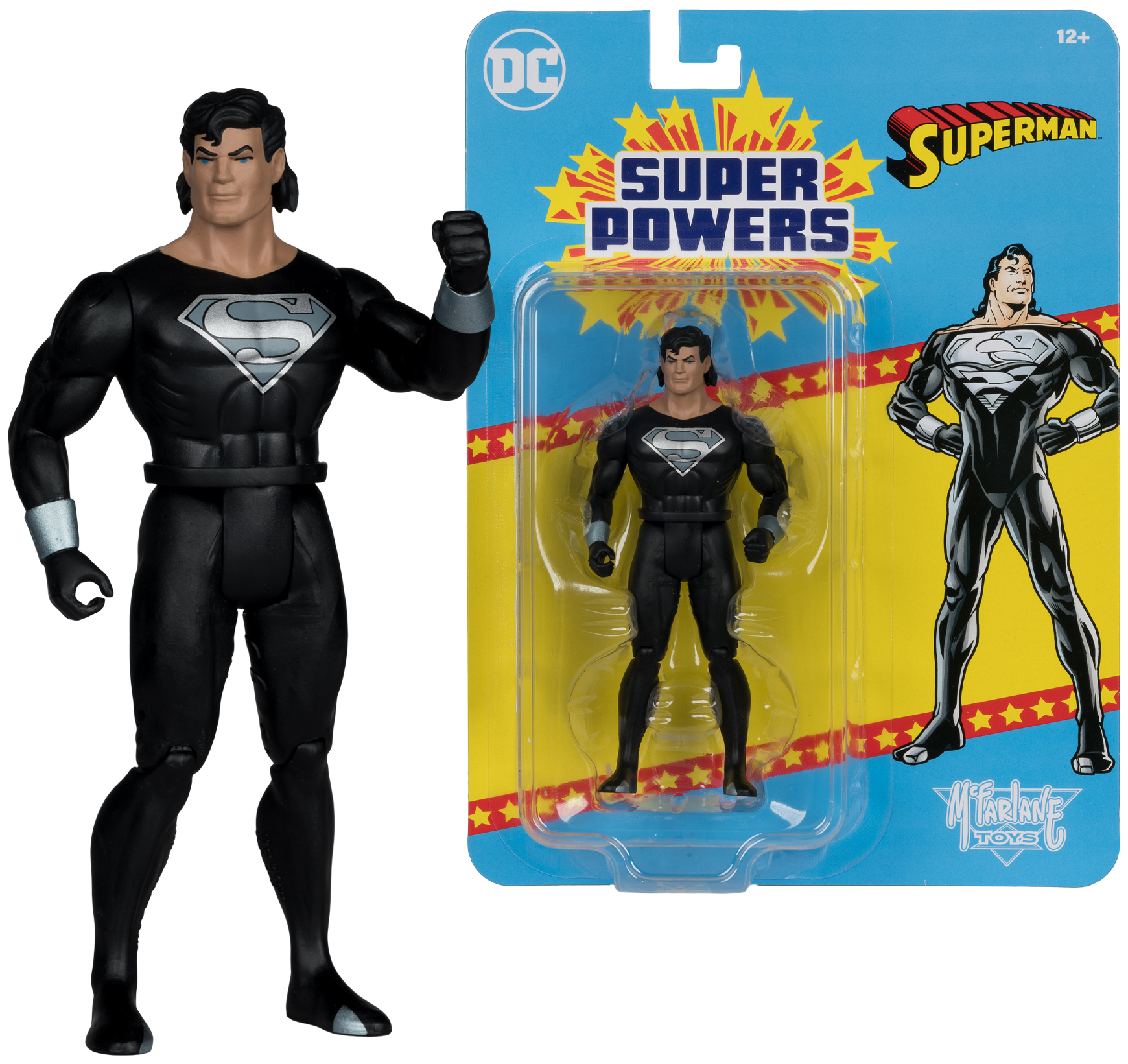 MCFARLANE DC DIRECT SUPER POWERS figura - WV10 Superman, RETURN OF SUPERMAN, Chase