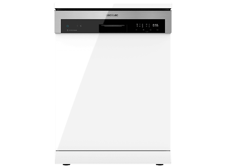Cecotec Bolero Aguazero 6500 C, 15 servicios, 6 programas, 60 cm, Dual Zone Wash, Auto Open, Motor Inverter Plus, White