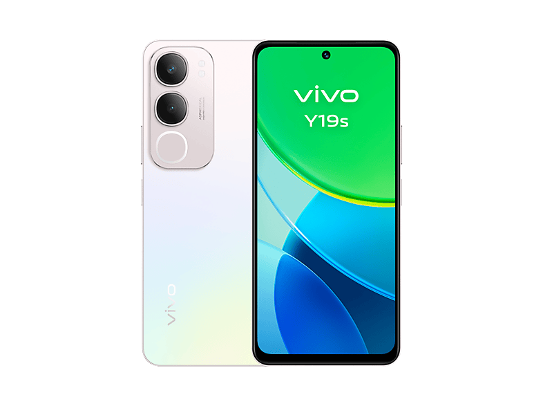 vivo Y19S, Pearl Silver, 128GB, 6GB RAM, 6.68 LCD, Unisoc T612, 5150 mAh