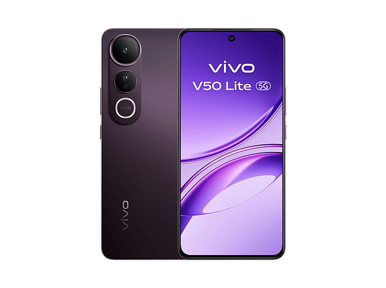 vivo V50 Lite 5G, Phantom Black, 512 GB, 12 GB RAM, 6.77 AMOLED, MediaTek Dimensity 6300, 6500mAh