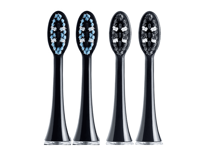 Końcówki do szczoteczki VITAMMY Pearl+ Noire 4 szt Czarny – zdjęcie 3