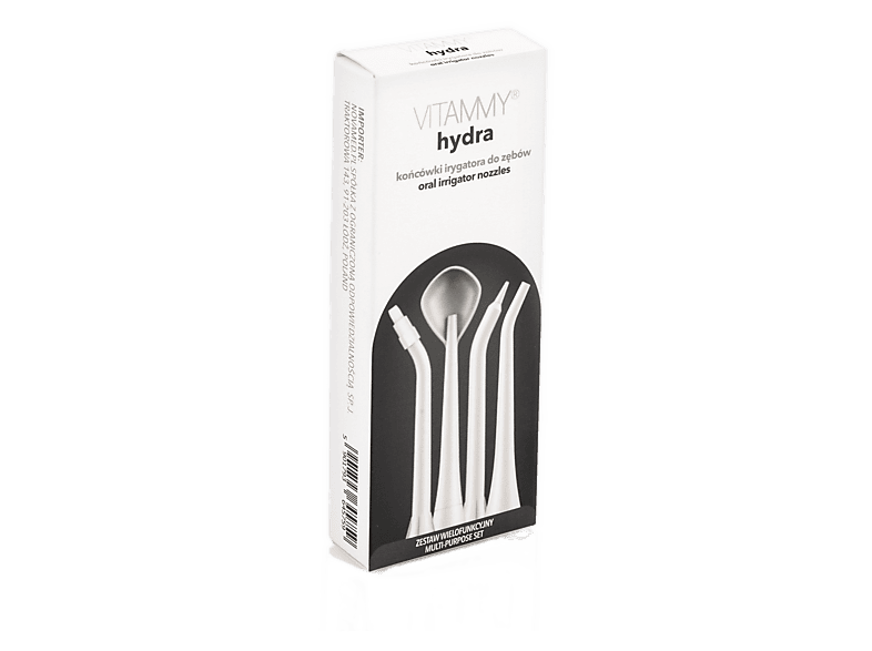 Oryginalna końcówka do irygatora VITAMMY Hydra Biały (4 szt.) (Dla aparatów ortodontycznych)