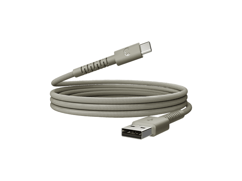 Fresh 'n Rebel Flexwave Silicone Braided Usb-a Naar Usb-c Usb-kabel 2 M Dried Green afbeelding