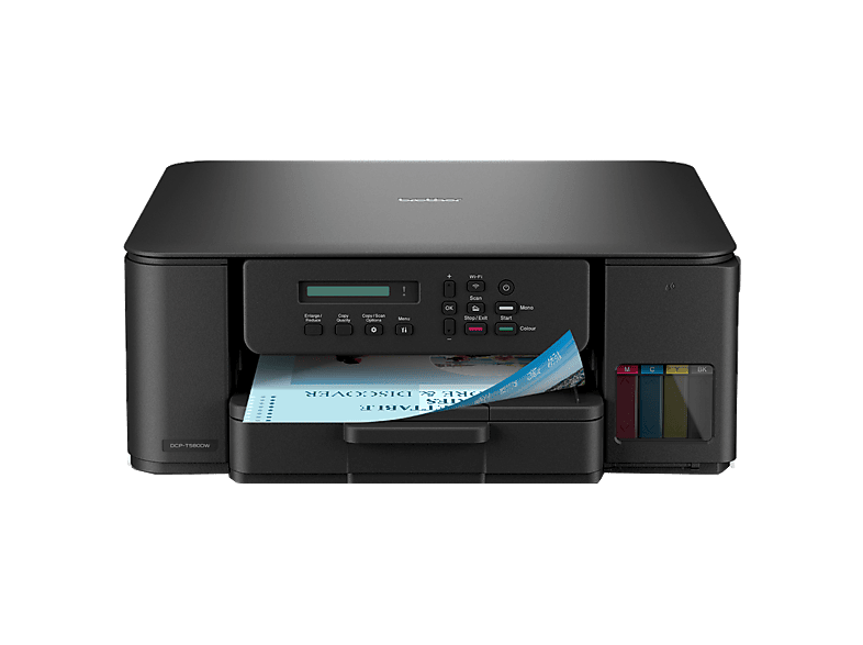 Brother DCP-T580DW, Inyección de tinta, Pantalla LCD, 16 ppm, Impresión automática a 2 caras, WiFi 5GHz y USB