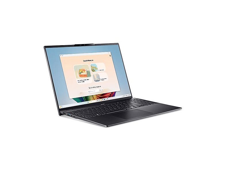 Thumbnail - ACER Swift 16 AI OLED (SF16-51T-76UB) mit 120 Hz Display Tastaturbeleuchtung, EVO, - Zoll Core™ Ultra 7 258V 32 GB 1 TB ...