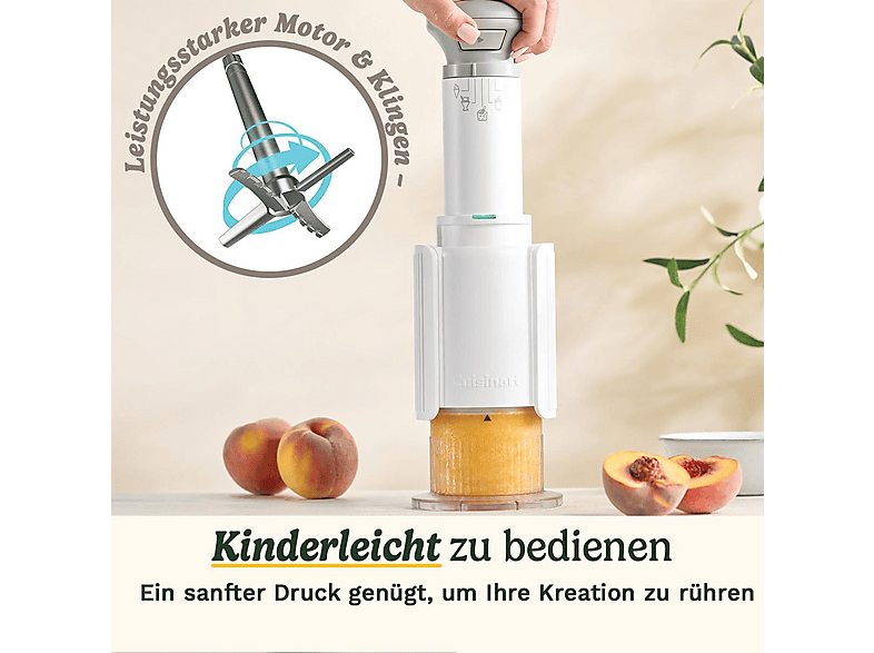 CUISINART IceFD10E FreezeWand Handliche Eismaschine (240 ml, Weiß) — Foto 5 von 5