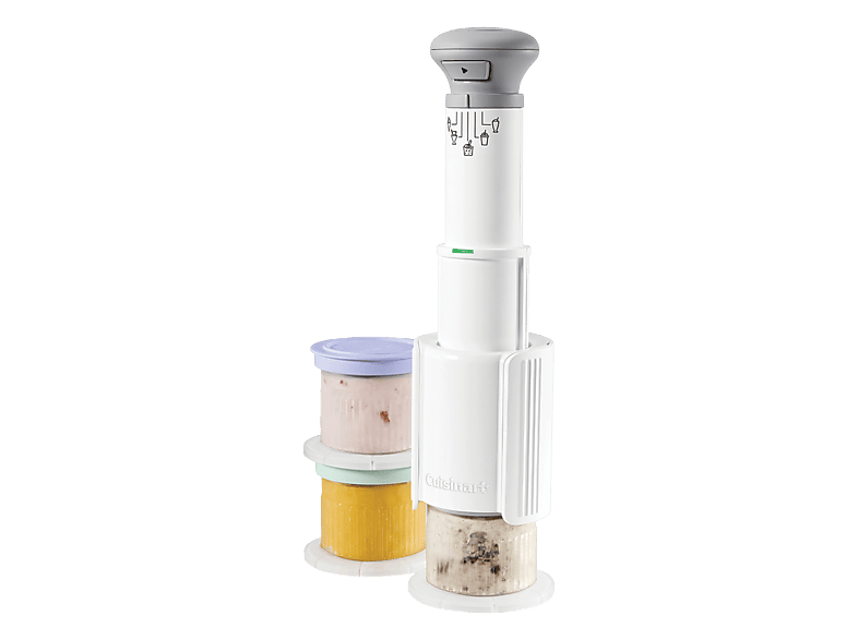 CUISINART IceFD10E FreezeWand Handliche Eismaschine (240 ml, Weiß)