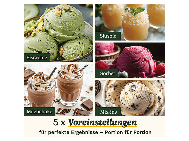 CUISINART IceFD10E FreezeWand Handliche Eismaschine (240 ml, Weiß) — Foto 3 von 5