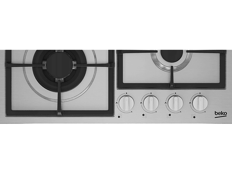 Płyta gazowa BEKO bPro500 HBIAG64225SXP WOK Żeliwne ruszty – zdjęcie 3