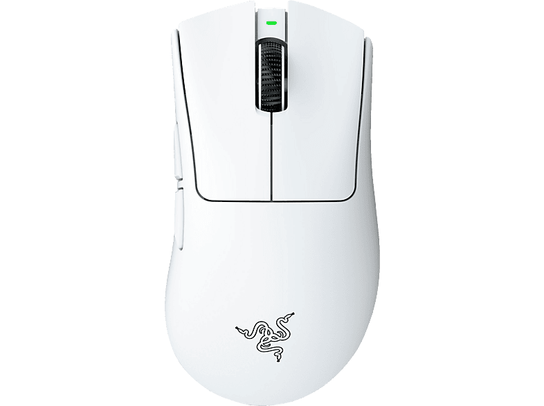 RAZER DeathAdder V4 Pro Gaming-Maus, Weiß Gaming-Maus kabellos