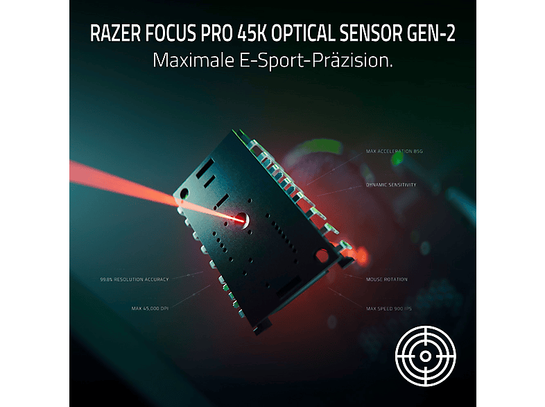 Thumbnail - RAZER DeathAdder V4 Pro Gaming-Maus, Weiß