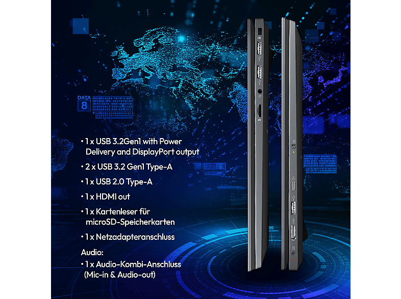 Thumbnail - MEDION Avantum 15 E1 - 15,6 Zoll AMD Ryzen™ 7 7730U 32 GB 512 Radeon™ Onboard Graphics Windows 11 Home