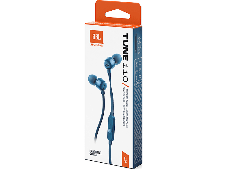 JBL Tune 110, Blau; Kopfhörer — Foto 5 von 5
