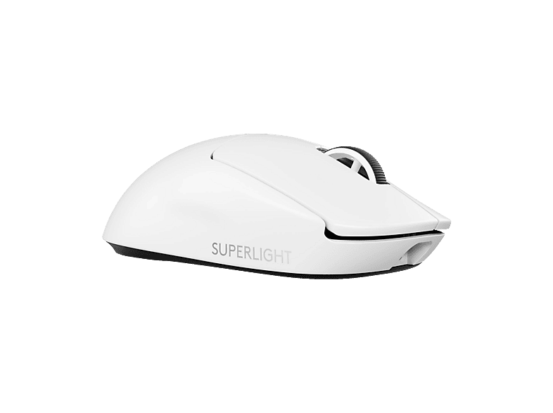 LOGITECH G Pro X Superlight 2 Lightspeed mit 5 programmierbare Tasten, kabellose Gaming Maus, Weiß
