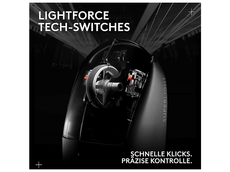 Thumbnail - LOGITECH G Pro X Superlight 2 Lightspeed mit 5 programmierbare Tasten, kabellose Gaming Maus, Weiß