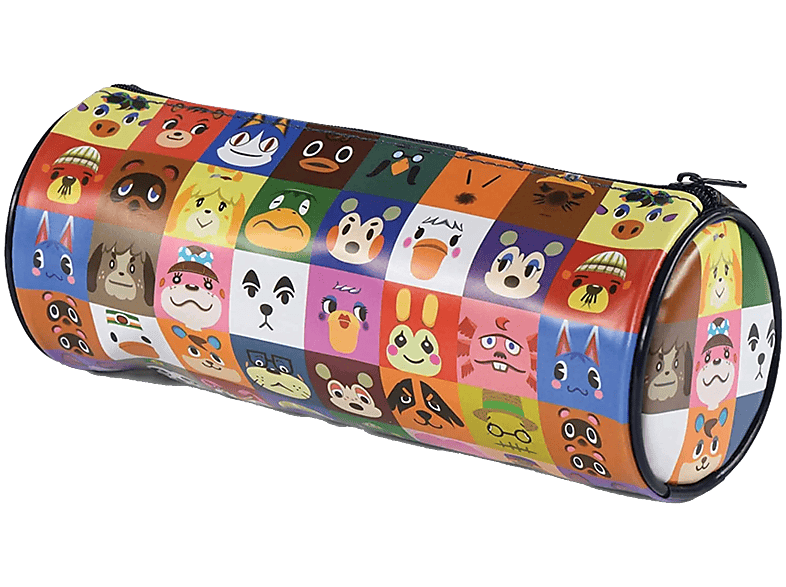 Estuche - Sherwood Villager Squares, Cremallera, Licencia oficial Animal Crossing