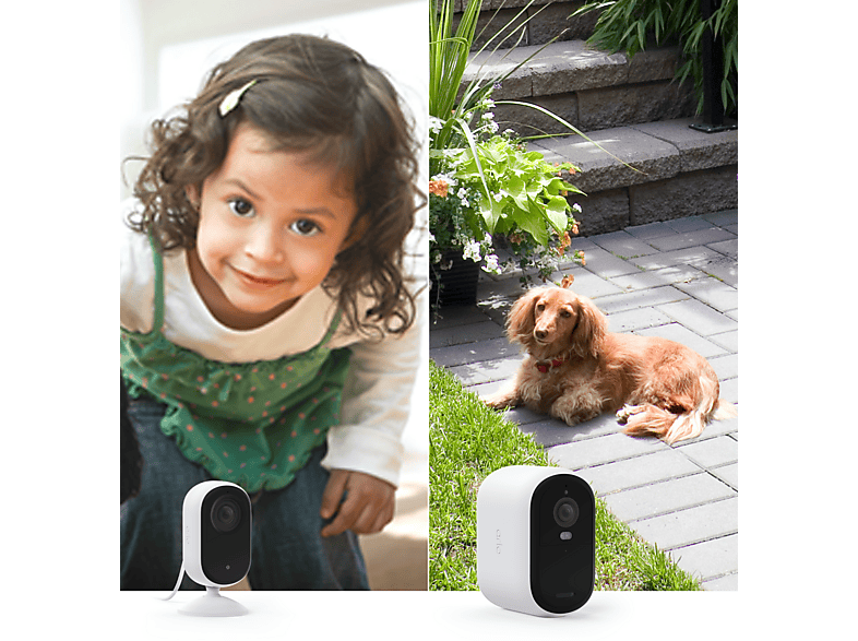 Thumbnail - ARLO Essential Sicherheits-Set für Zuhause mit Innen- und Außenkamera, Bundle