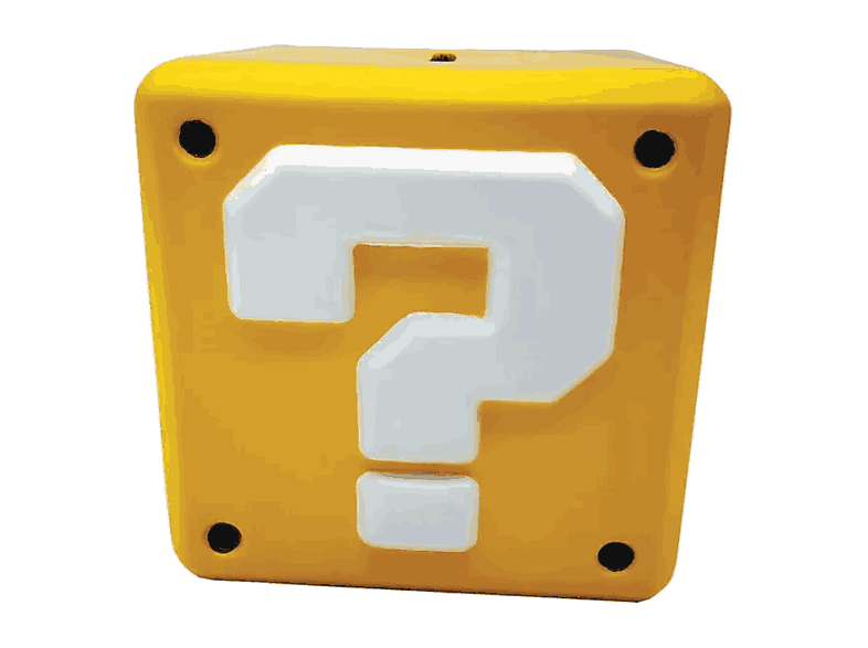 Hucha - Bloque Interrogación Super Mario, Plástico, 12cm