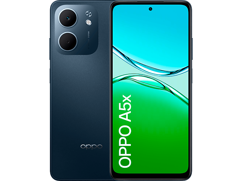 OPPO A5x, Black Blue, 128 GB, 4 6.67 LCD 1000 nits, Snapdragon® 6s 4G Gen 1, 6000 mAh