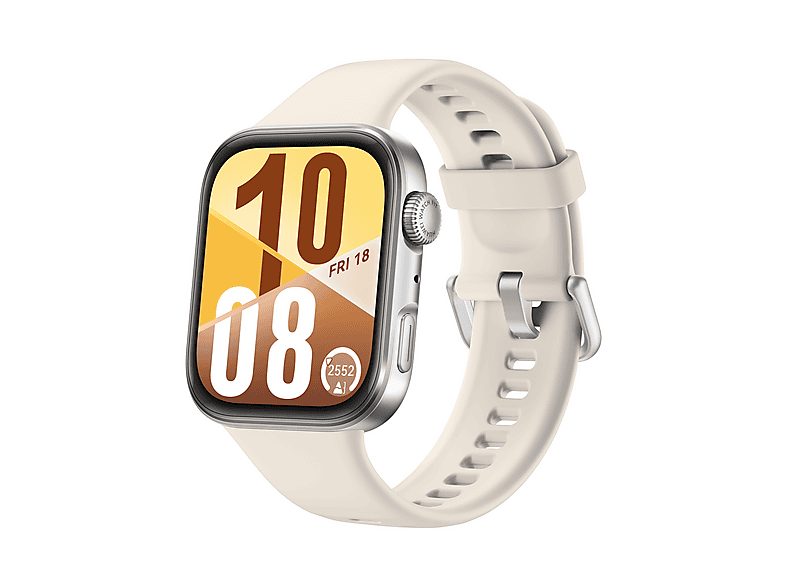 Huawei Watch Fit 4, 1.82 AMOLED, 10 días batería, Compatible iOS Android, Correa Fluoroelastómero, Blanco