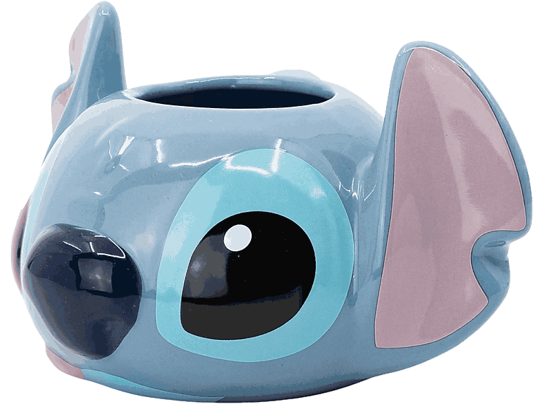 Taza - Stitch, Lilo & 3D, Cerámica, 375 ml