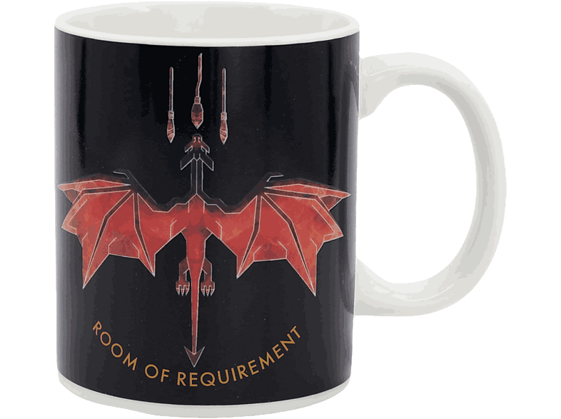Taza - Sala de los Menesteres, Harry Potter, Termosensible, Cerámica, 325 ml