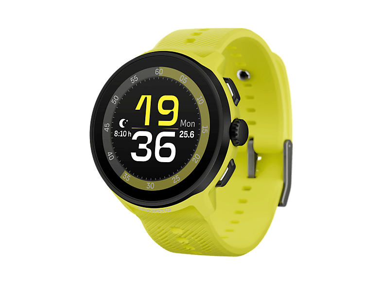 Reloj deportivo - Suunto Run Silicone, Lime, 1.32 " Gorilla Glass, Correa de silicona