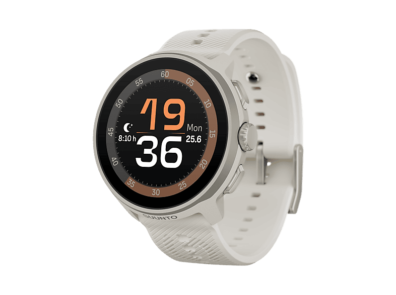 Reloj deportivo - Suunto Run Silicone, Gray, 1.32 " Gorilla Glass, Correa de silicona