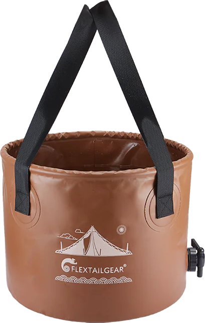 FLEXTAIL Összecsukható kemping vödör, 20l (CBUCKET20L-BR-I)