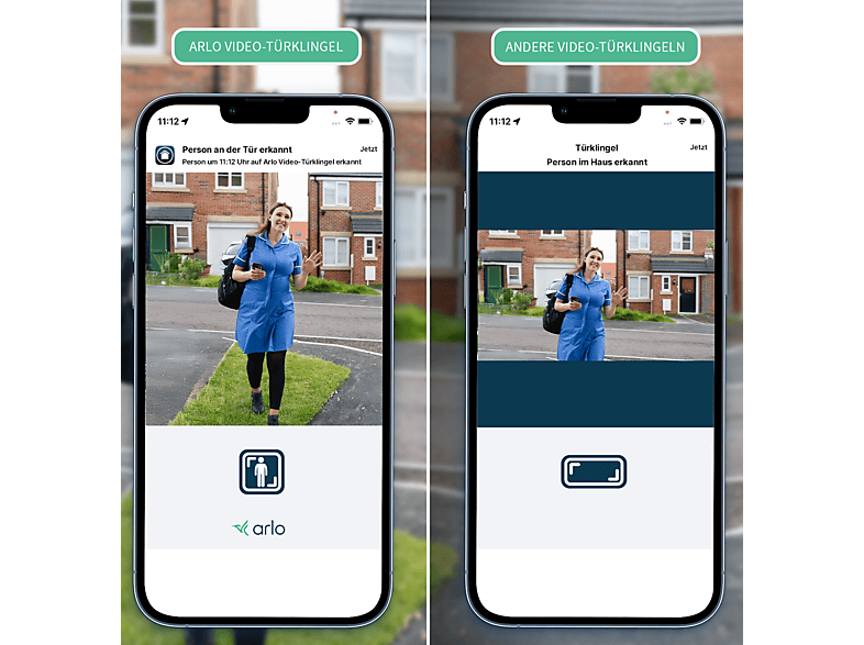 Thumbnail - ARLO Essential Sicherheits-Set mit Innenkamera und Video-Türklingel Gong , Bundle