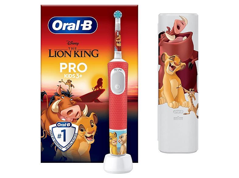 Szczoteczka rotacyjna ORAL-B Pro Kids Król Lew + Etui – zdjęcie 2