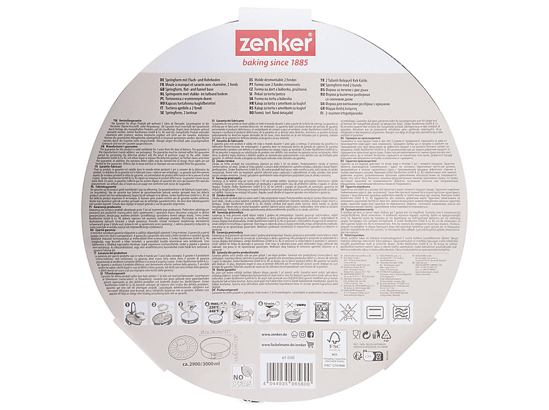 Zenker 6560; Springform 28cm, PFAS-frei — Foto 4 von 4