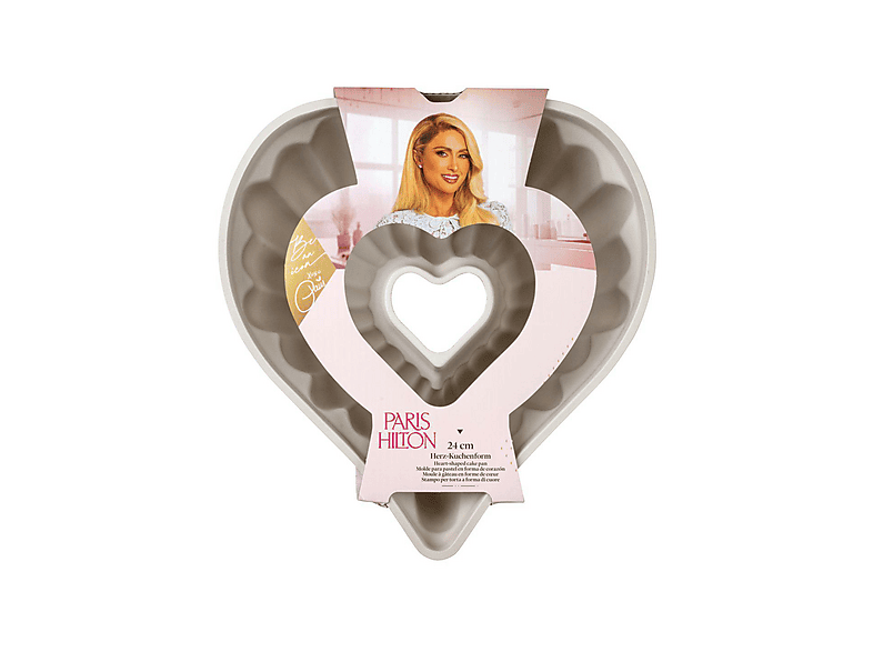 Paris Hilton Herz Pink; Kuchenform — Foto 4 von 5