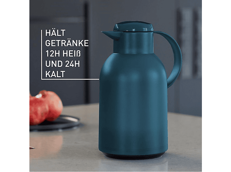 EMSA N40120 Samba Isolierkanne Transluzent/Ozeanblau