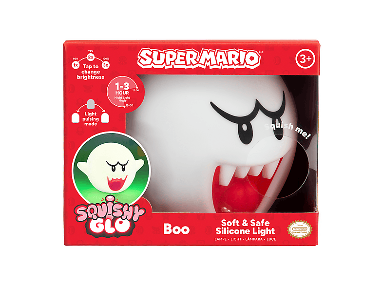 Thumbnail - PALADONE PRODUCTS Super Mario Boo Squishy Glo Leuchte