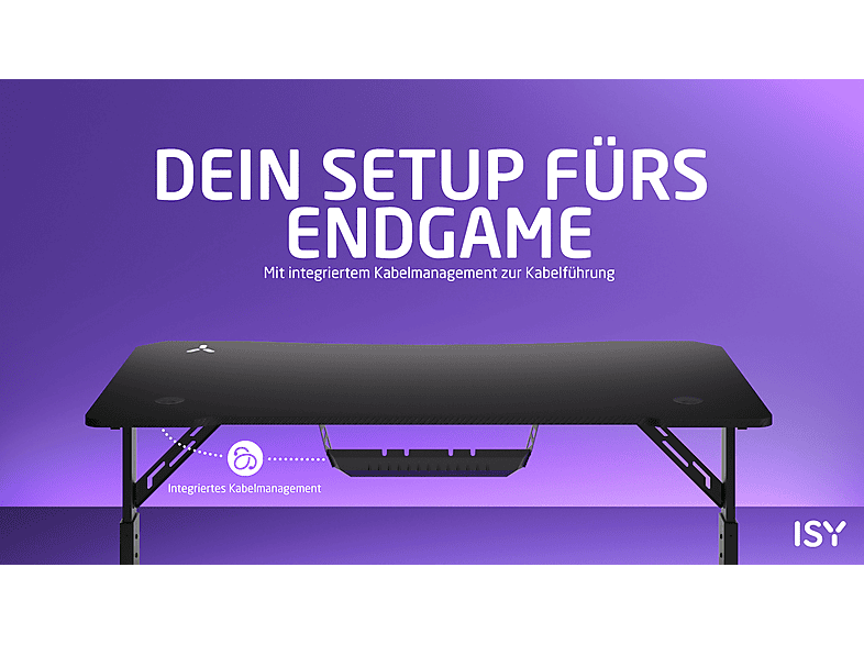 Thumbnail - ISY IGD-1000-BK Gaming Tisch