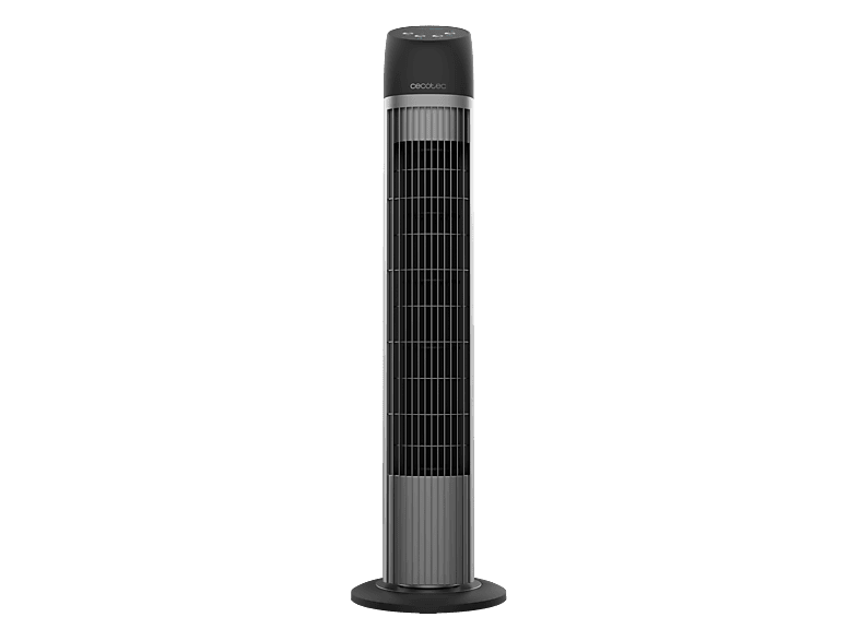 Ventilador de torre - Cecotec EnergySilence 7050 SkyLine Control, 45 W, 3 velocidades, Temporizador 3h, Oscilación, Mando, Negro