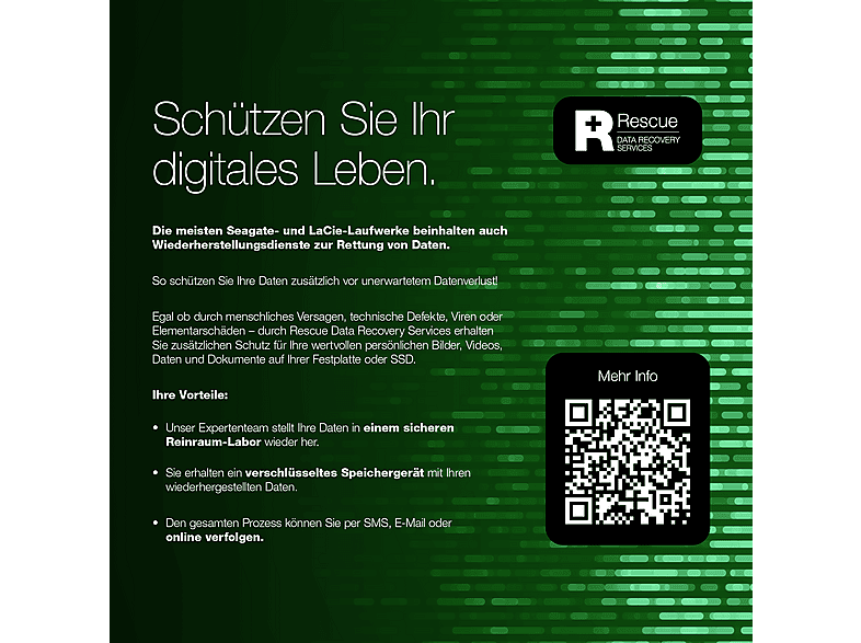 SEAGATE Expansion Portable 5TB Festplatte mit Sicherungssoftware,USB 3.0, 2.5 Zoll, Extern, Schwarz; Portable Festplatte — Foto 4 von 4