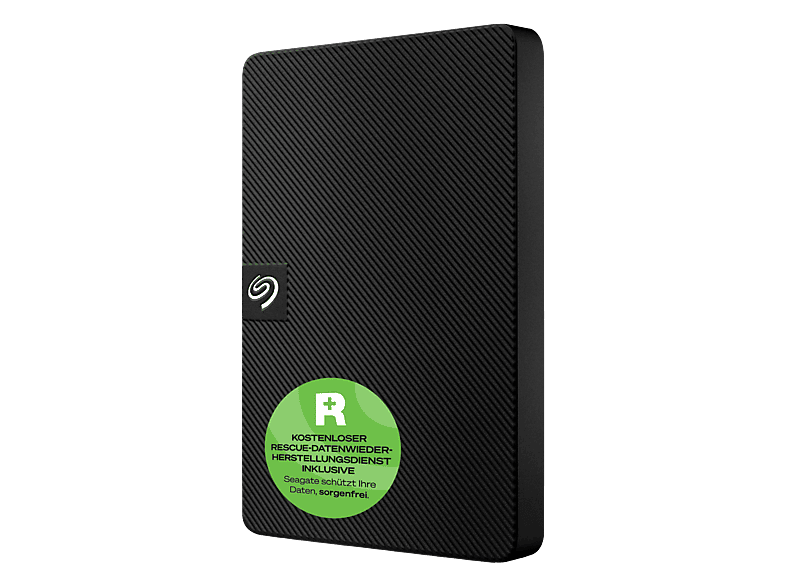 SEAGATE Expansion Portable 2TB Festplatte mit Sicherungssoftware, USB 3.0, 2.5 Zoll, Extern, Schwarz
