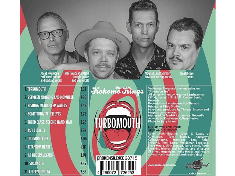 Thumbnail - The Kokomo Kings - Turbomouth (CD)