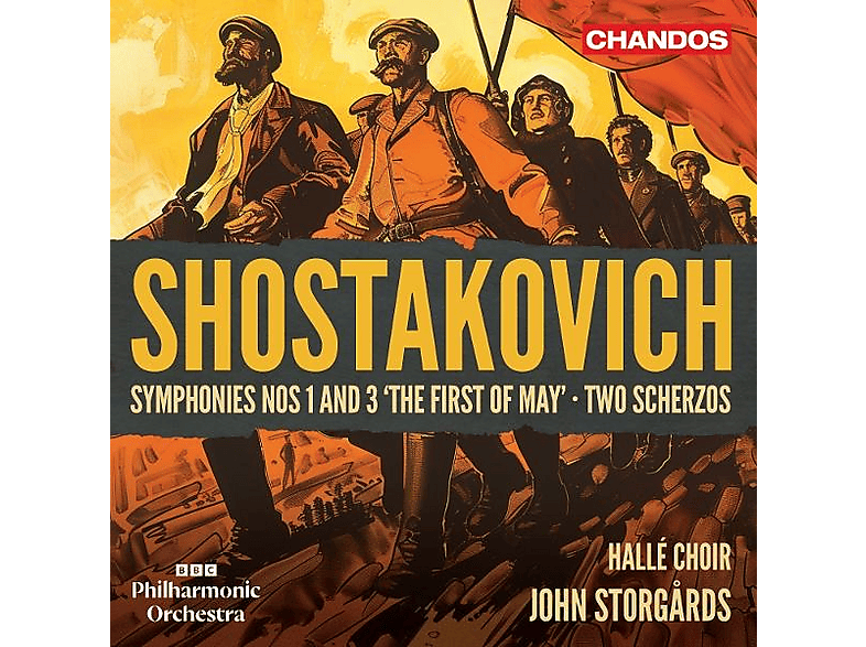 Thumbnail - Storgards John/Hallé Choir/BBC Philharmonic - Schostakowitsch: Sinfonien Nr. 1 & 3, Zwei Scherzi (CD)