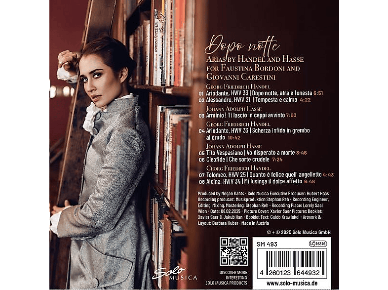 Thumbnail - Joseph, Jeremy/Kahts, Megan/Orchester Wiener Akademie - Händel / Hasse: Arien [Dopo Notte] (CD)