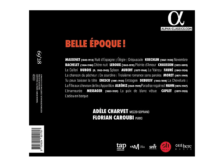 Thumbnail - Caroubi, Florian/Charvet, Adèle - Belle Epoque! (CD)