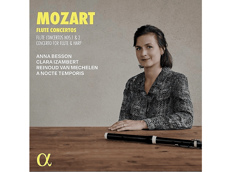 Thumbnail - Anna Besson (flöte) - Clara Izambert (harfe) A Nocte Temporis Reinoud Van Mechelen (dir) Mozart: Flötenkonzerte (CD)