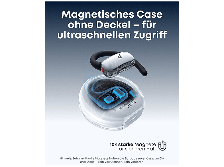 Thumbnail - SOUNDCORE BY ANKER V40i, Open-ear Kopfhörer Bluetooth Schwarz